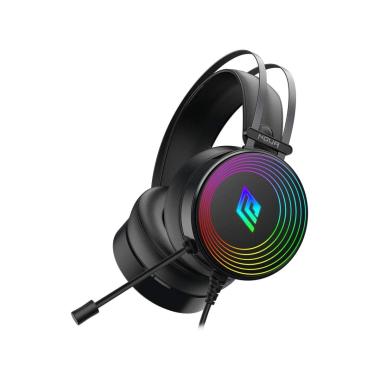Cuffie Gaming Noua Pillar Usb Headset Con Microfono Flessibile Omnidirezionale &Audio Surround Virtuale 7.1 &Illuminazione Rgb/Rainbow